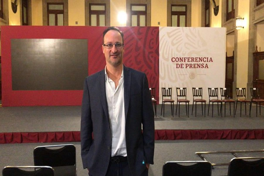 Conmemoración del 19S en Palacio Nacional